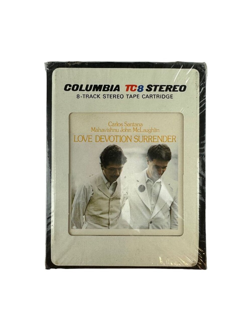 Love Devotion Surrender Carlos Santana & McLaughlin Sealed 8 Track Tape